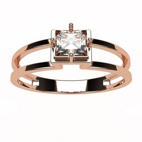 Or rose 18 carats