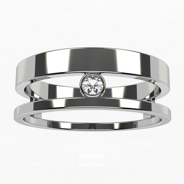 Bague 2 anneaux relies online