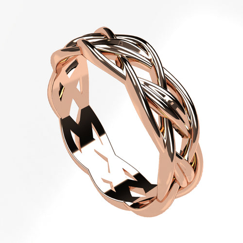 Or rose 18 carats