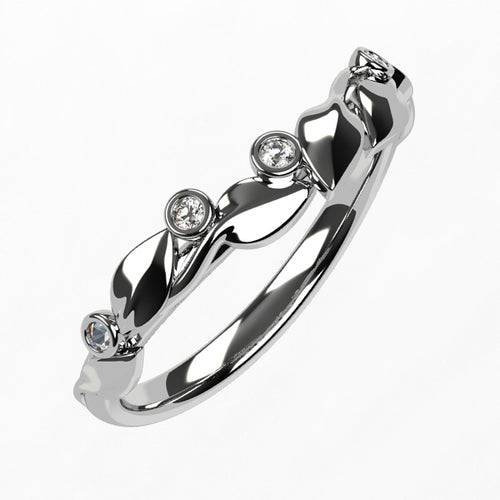 Or blanc 18 carats