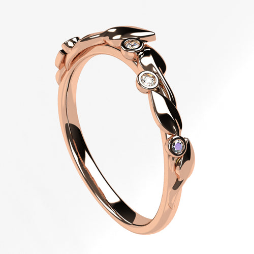 Or rose 18 carats