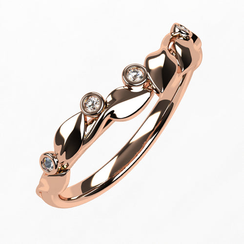 Or rose 18 carats