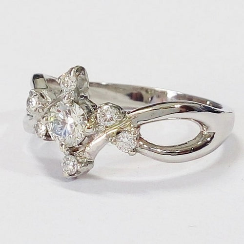 Or blanc 18 carats
