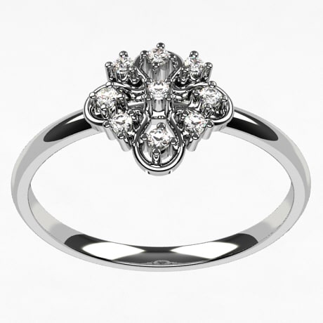 Or blanc 18 carats