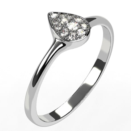 Or blanc 18 carats