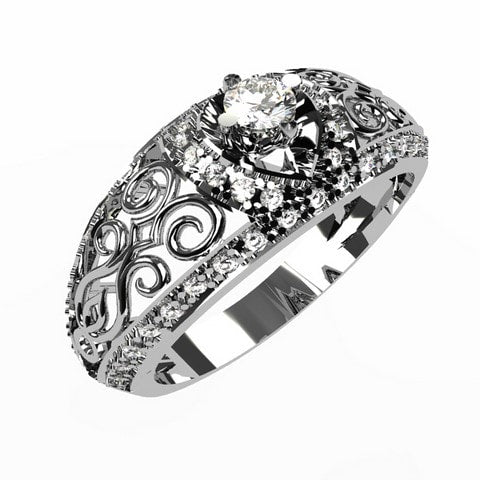Or blanc 18 carats