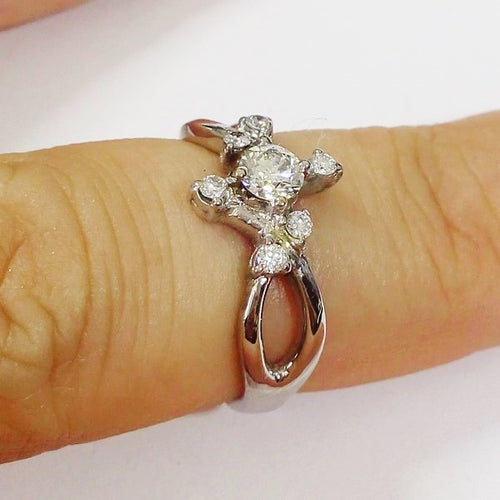 Or blanc 18 carats
