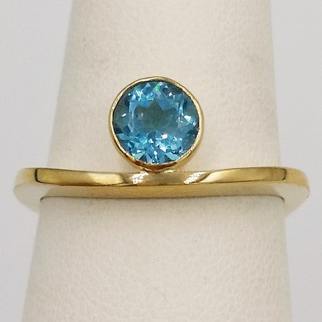 Or jaune 18 carats - Topaze