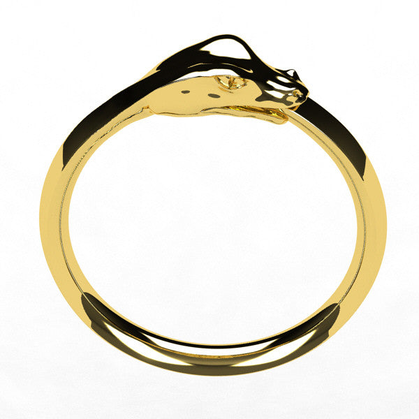 Bague Ouroboros Symbole de l'Infini - Main Image