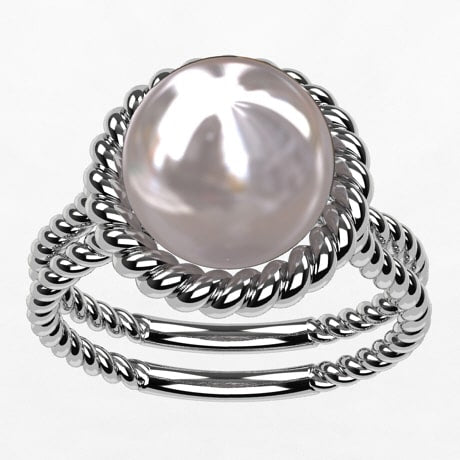 Argent 925 - Or blanc 18 carats