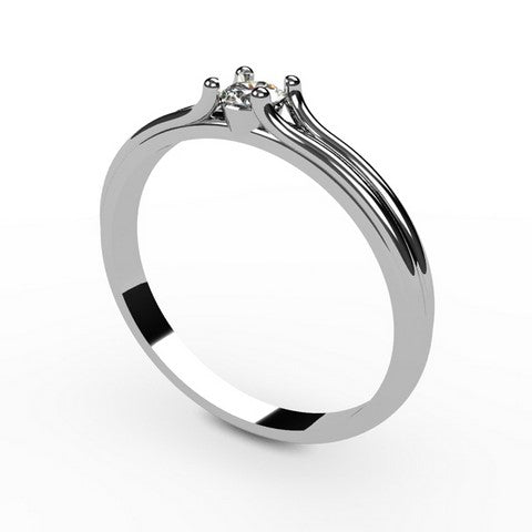 Or blanc 18 carats