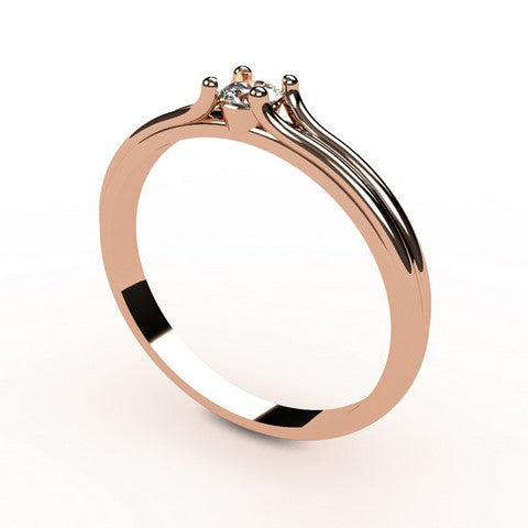 Or rose 18 carats