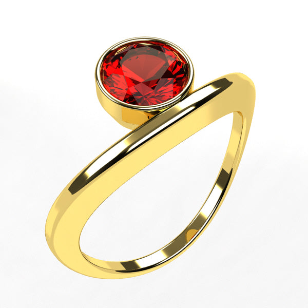 Bague avec Pierre Semi Precieuse