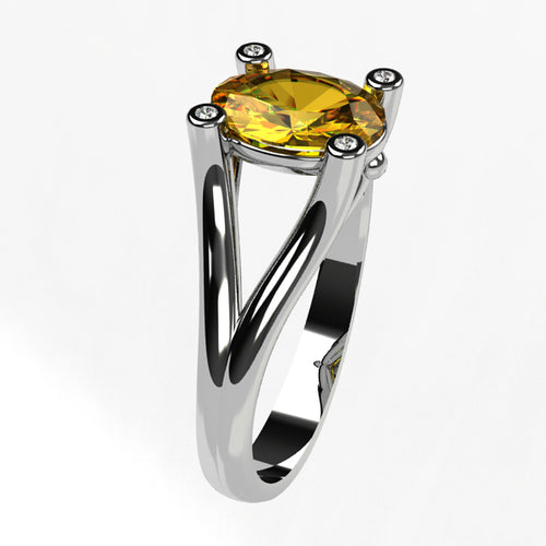 Or blanc 18 carats