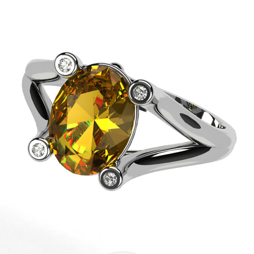 Or blanc 18 carats