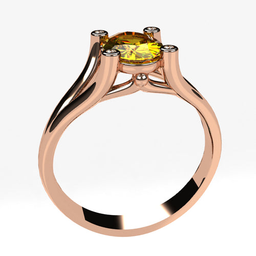 Or rose 18 carats