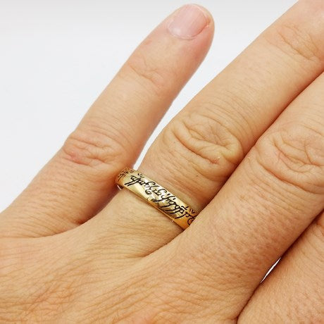 Anneau seigneur des discount anneaux or 24 carats