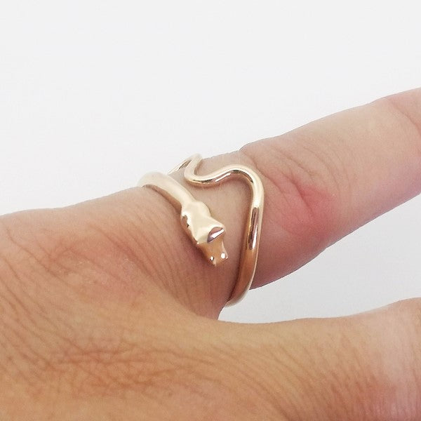 Bague serpent or jaune on sale