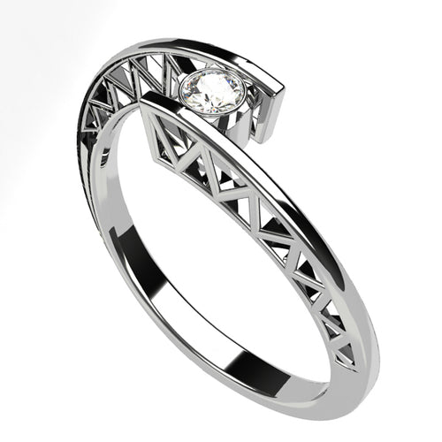 Or blanc 18 carats