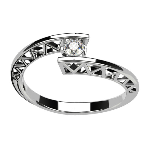 Or blanc 18 carats