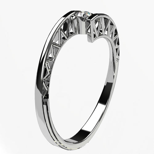 Or blanc 18 carats