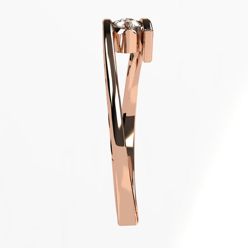Or rose 18 carats