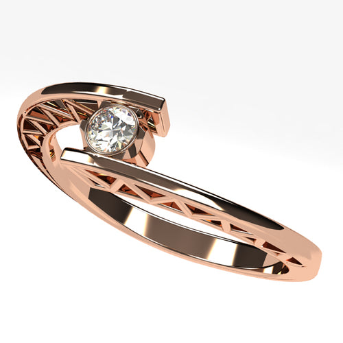 Or rose 18 carats
