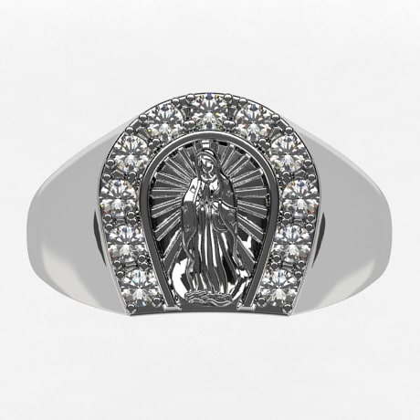 Or blanc 18 carats