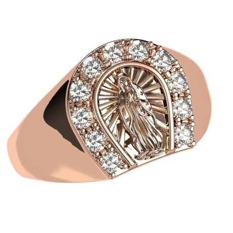 Or rose 18 carats