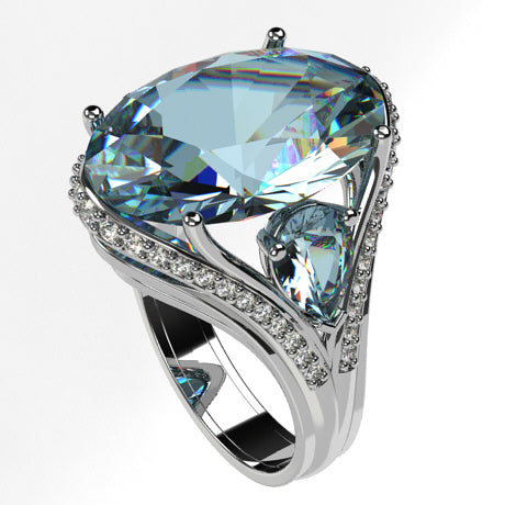 Or blanc 18 carats