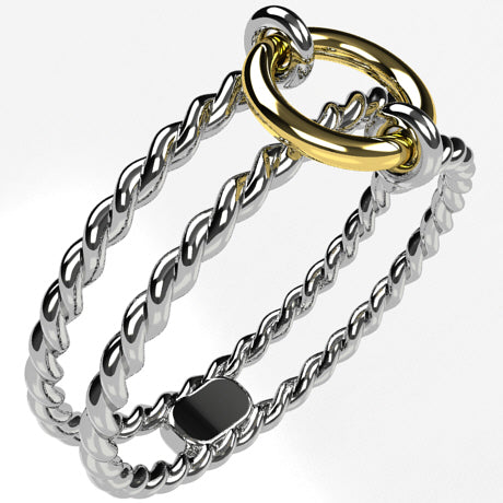 Or jaune 18 carats - Sans diamant