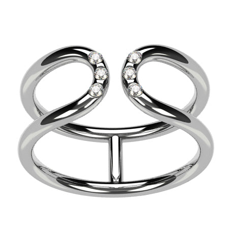 Or blanc 18 carats