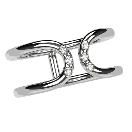 Or blanc 18 carats