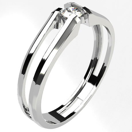 Or blanc 18 carats