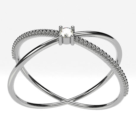 Or blanc 18 carats