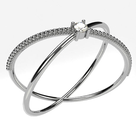 Or blanc 18 carats