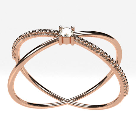 Or rose 18 carats