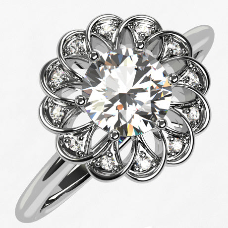 Or blanc 18 carats