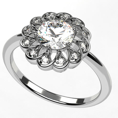 Or blanc 18 carats
