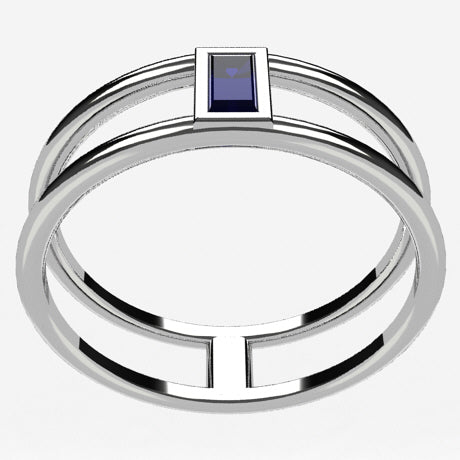Or blanc 18 carats