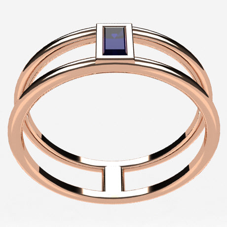 Or rose 18 carats