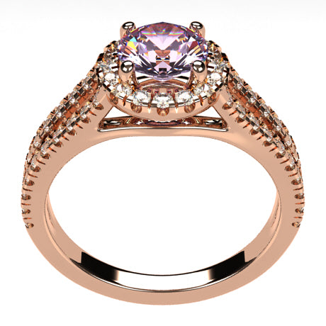 Or rose 18 carats