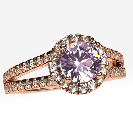Or rose 18 carats
