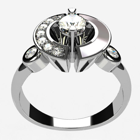 Or blanc 18 carats