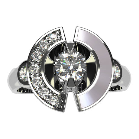 Or blanc 18 carats