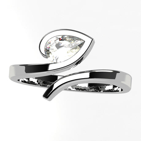 Or blanc 18 carats - Diamant