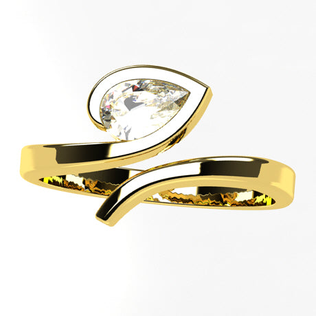 Or jaune 18 carats - Diamant