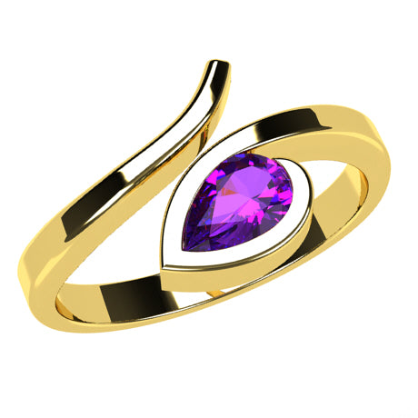 Or jaune 18 carats - Tanzanite