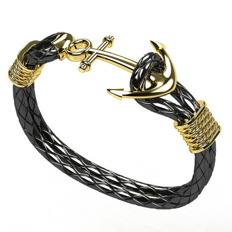 Bracelet Ancre de Marine pour Homme - Main Image