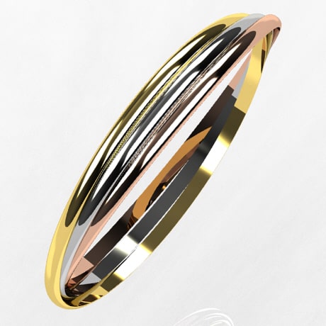 Bague jonc 3 ors deals